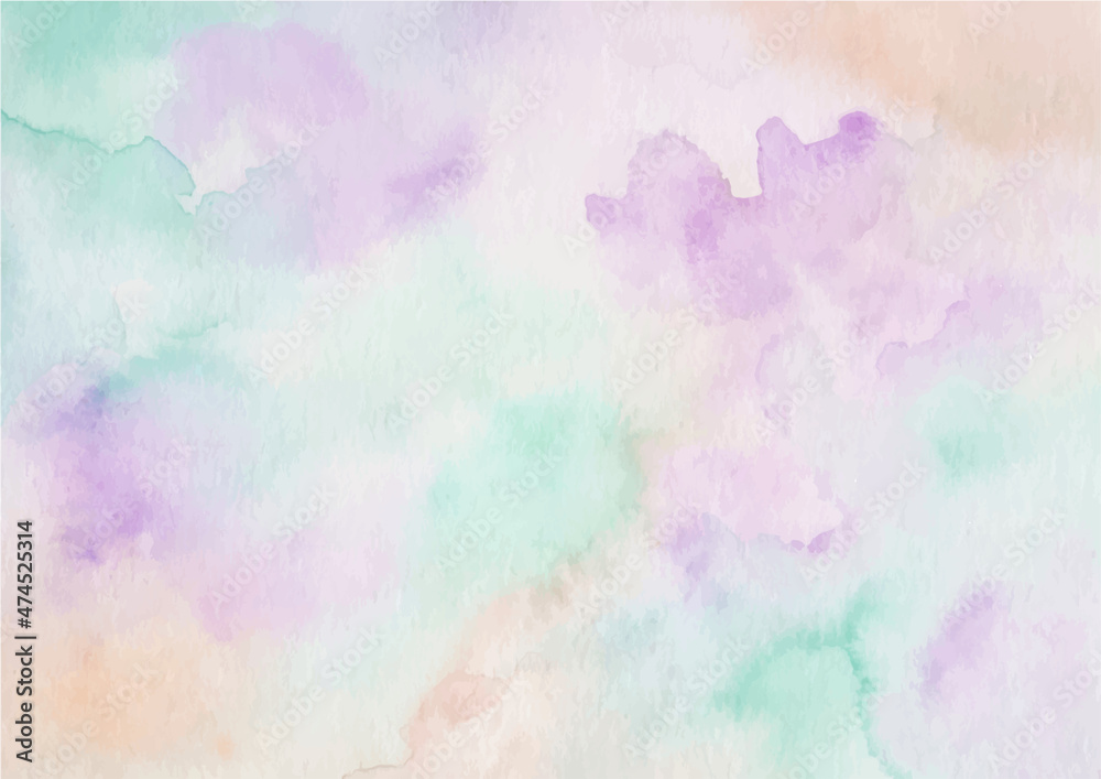 Abstract pastel watercolor texture background