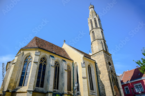 фотографія Goat The Blessed Mary Benedictine Church in Sopron on main square
