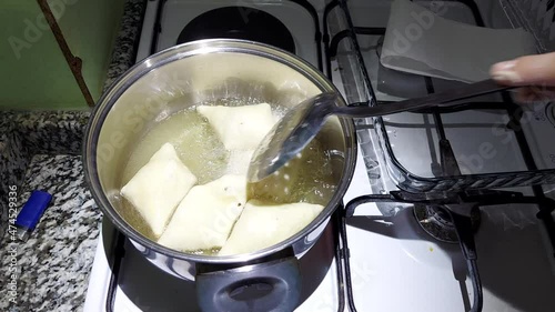 dough fried in hot oil turkish cuisine.