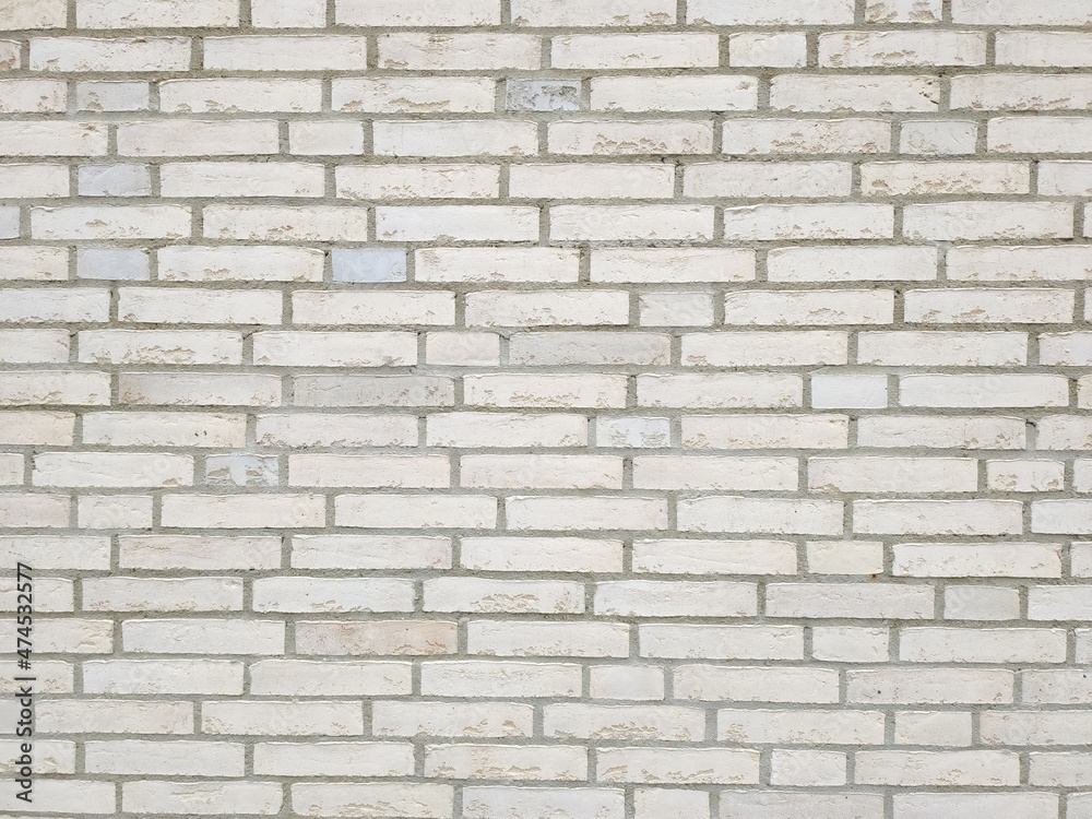 brick wall white background