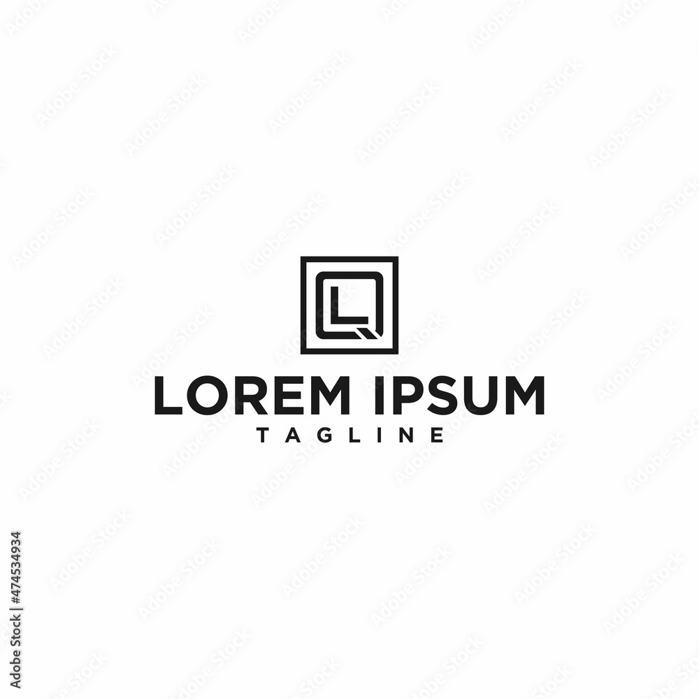 ql monogram logo design inspiration Stock Vector | Adobe Stock