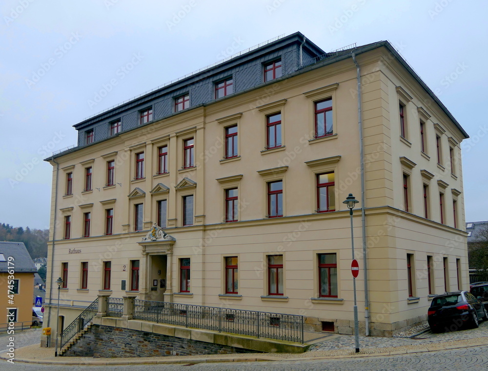 Rathaus in Markneukirchen, Sachsen