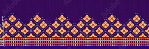 Geometric Moroccan ethnic pattern design. Aztec fabric carpet mandala ornament chevron textile decoration wallpaper. Tribal turkey African Indian traditional embroidery vector illustrations background