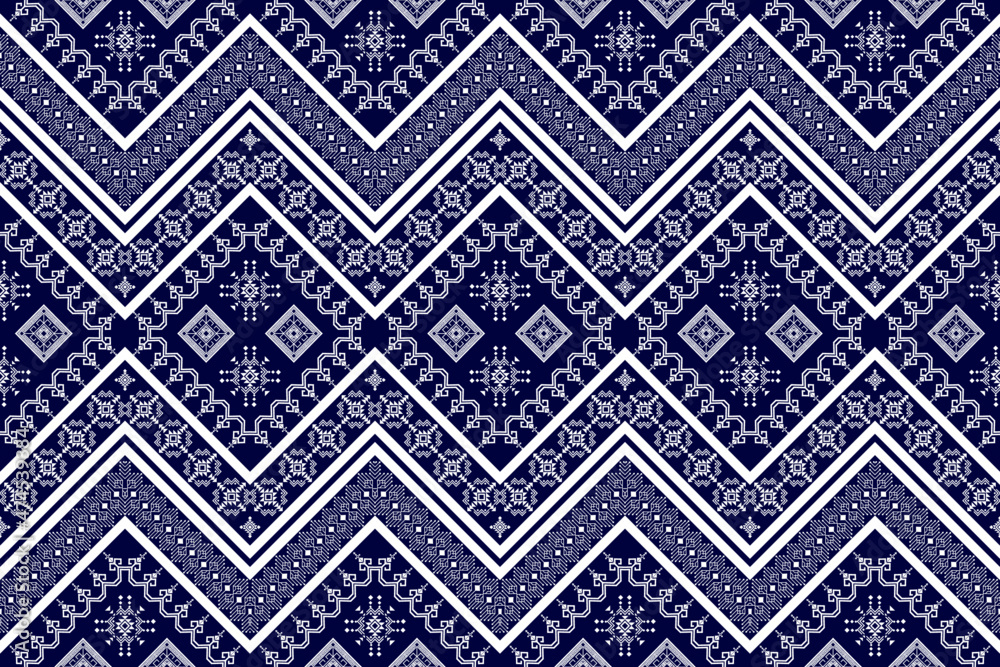 Geometric Moroccan ethnic pattern design. Aztec fabric carpet mandala ornament chevron textile decoration wallpaper. Tribal turkey African Indian traditional embroidery vector illustrations background