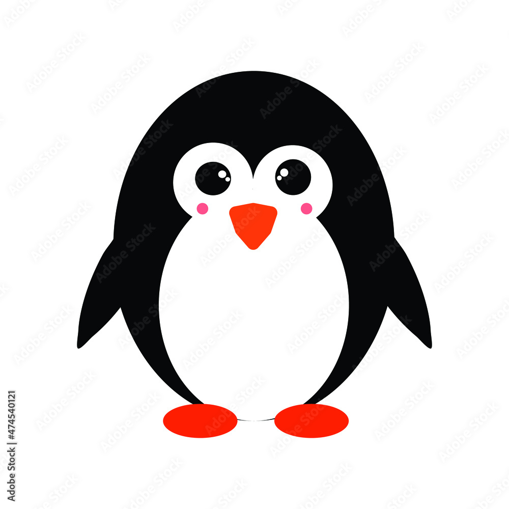 Fototapeta premium Penguin cute illustiration animal cartoon