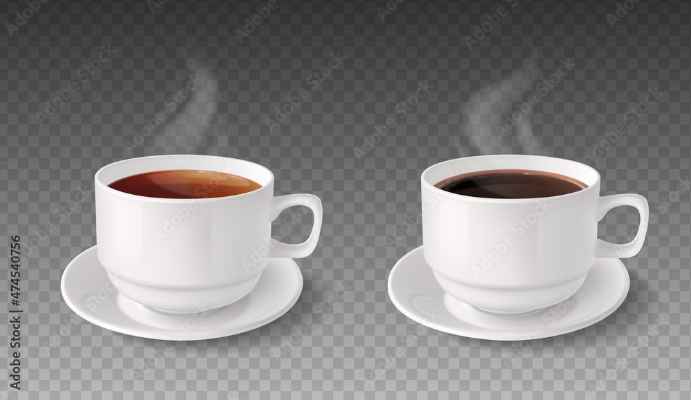 Cups Of Tea And Coffee Transparent Set Cups Of Tea And Coffee Transparent Set