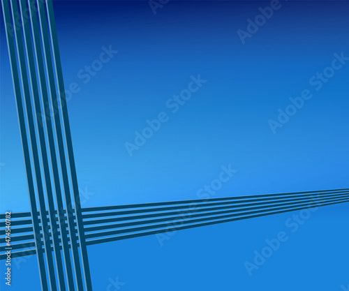 Abstract 80s style design in blue - Vector Illustration