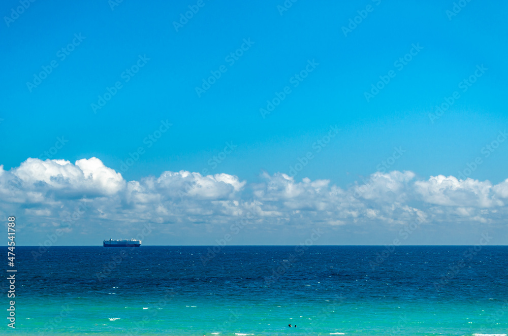 Seascape in Santander, northern Spain