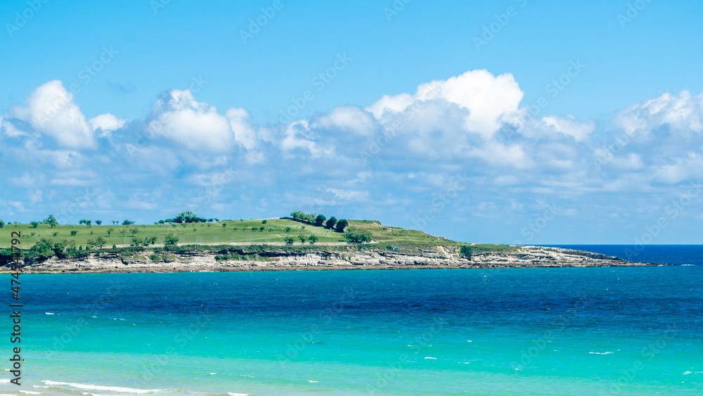 Fototapeta premium Seascape in Santander, northern Spain