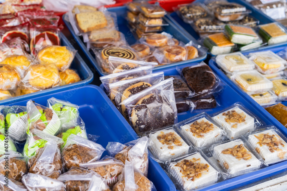 Obraz premium indonesia traditional street snacks