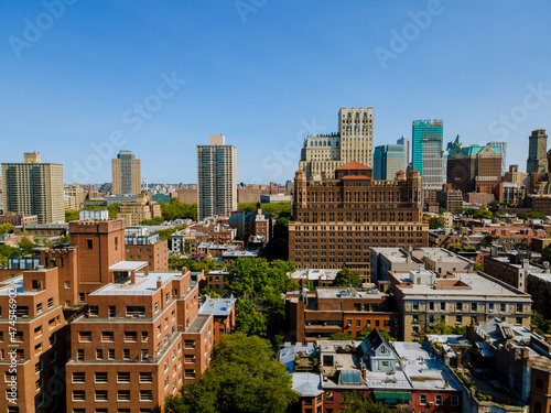 Canvas Print This aerial views of the Brooklyn skyline Brooklyn is a borough of New York City