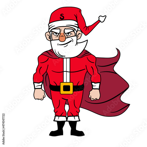 papa noel super heroe