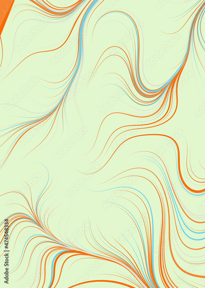 Fototapeta premium Abstract Perlin Noise Geometric Pattern generative computational art illustration