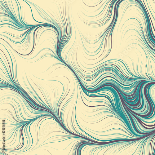 Abstract Perlin Noise Geometric Pattern generative computational art illustration