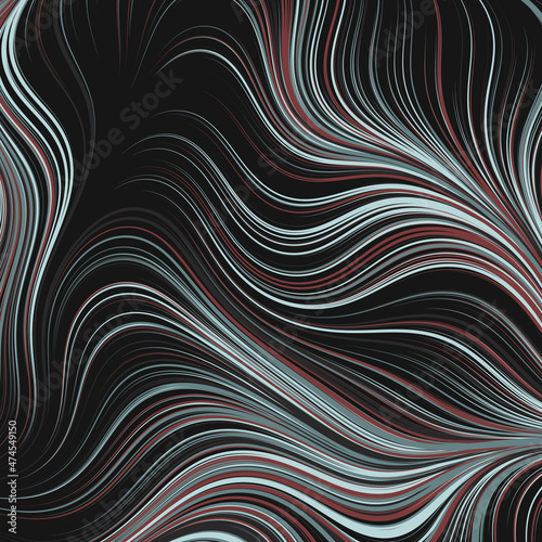 Abstract Perlin Noise Geometric Pattern generative computational art illustration