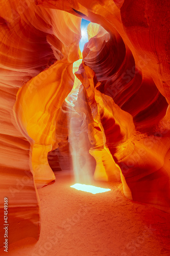 Sunbeam in famous Canyon Antelope near Page USA