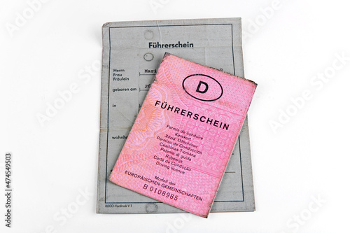 Alte Führerscheine photo