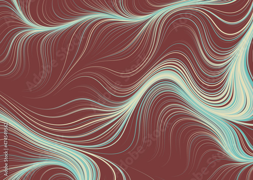 Abstract Perlin Noise Geometric Pattern generative computational art illustration