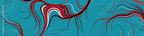 Abstract Perlin Noise Geometric Pattern generative computational art illustration