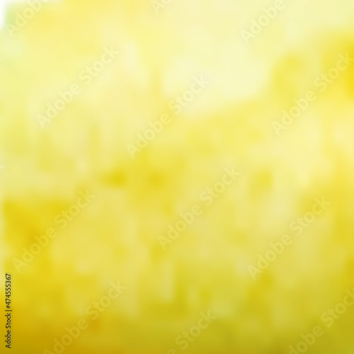 Watercolor abstract yellow blurred background. Smooth vector illustration for web, template, posters, card, banner. Pastel colors gradient aquarelle pattern