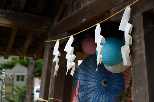 神社の紙垂 photo