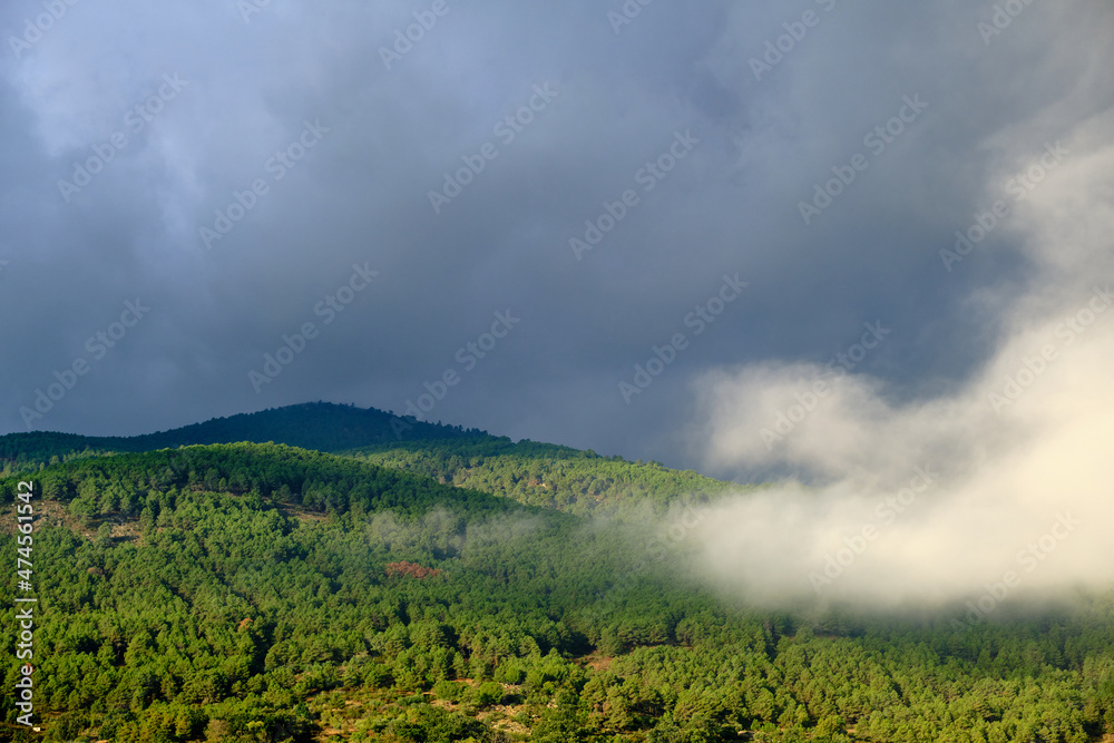 Stormy clouds over the Valley.