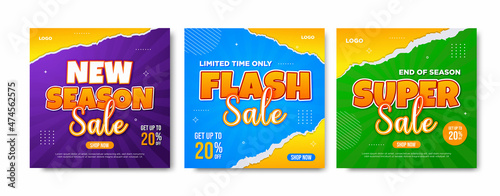 best sale for social media post template