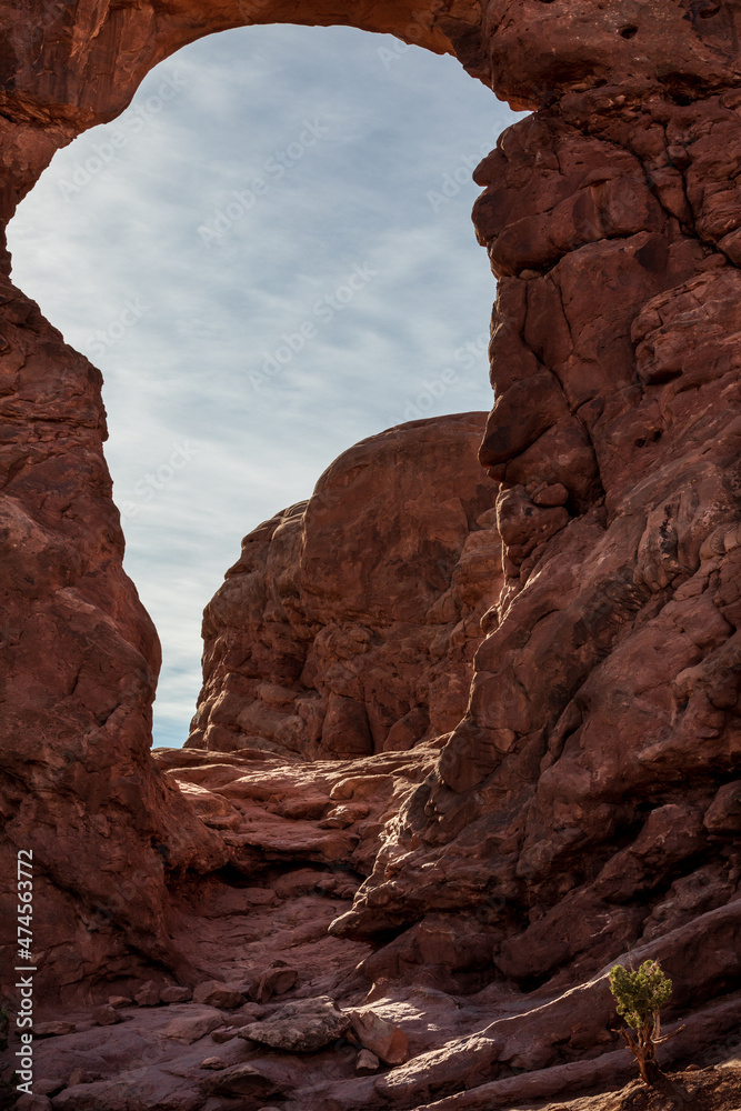 Fototapeta premium Turret Arch, Arches National Park, Moab, Utah