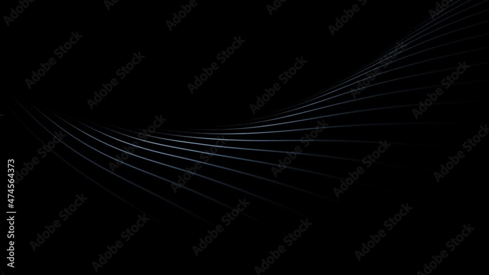 Curvy white lines pattern seamless looping on black background. Curvy white lines pattern seamless looping on black background.