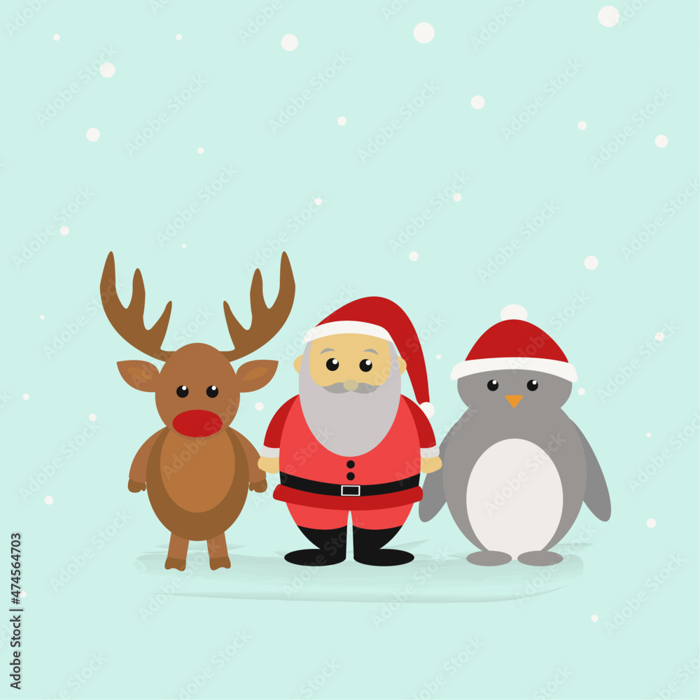 Santa Claus and reindeer Santa Claus and reindeer