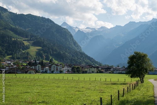 Kaprun with Kitzsteinhorn in background.