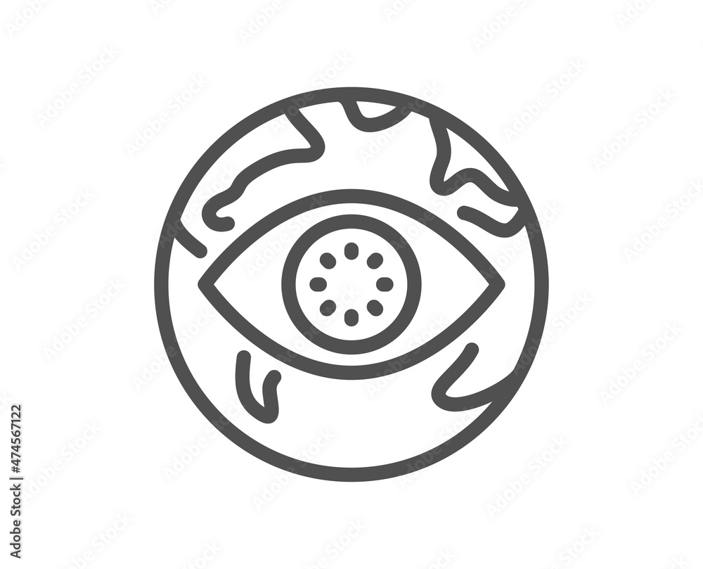Cyber attack line icon. Web protection sign. Internet phishing symbol. Quality design element. Linear style cyber attack icon. Editable stroke. Vector Cyber attack line icon. Web protection sign. Internet phishing symbol. Quality design element. Linear style cyber attack icon. Editable stroke. Vector