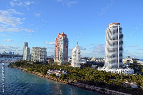 Southpoiinte,Miami Beach,Building skyline 