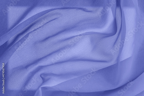 Fotótapéta Textile texture, abstract background, soft smooth wavy lines