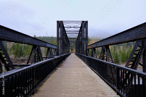 Canmore Engine Bridge - Trail across the Bow River