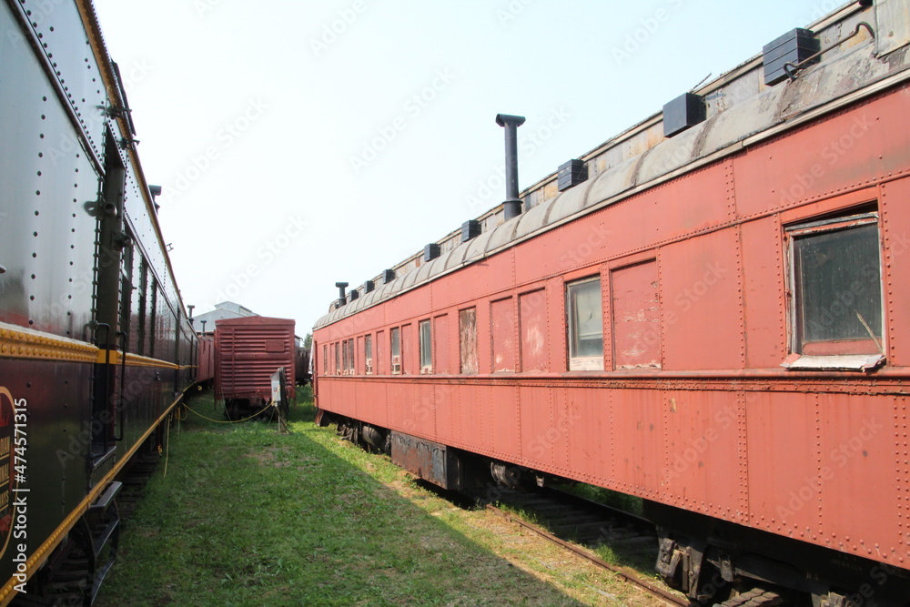 Obraz premium train on railway