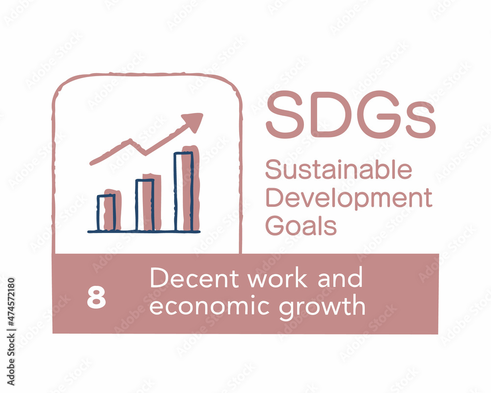 SDGs 8 働きがいも 経済成長も 英語 SDGs 8 働きがいも 経済成長も 英語