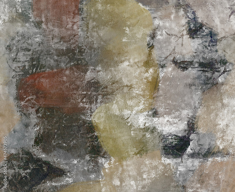 Naklejka premium Painting on canvas. Abstract background