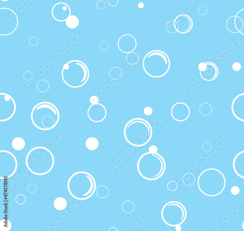 seamless background with bubbles