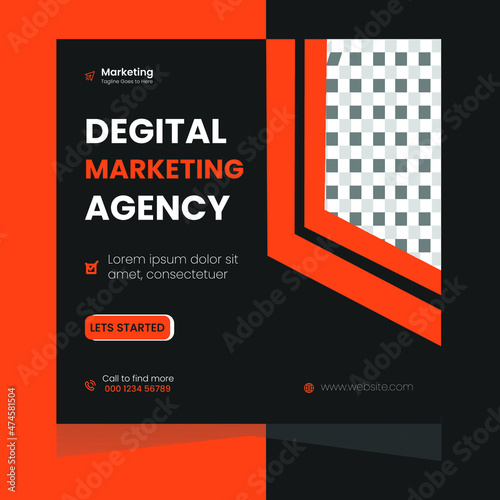 Degital Marketing Social Media Post Template