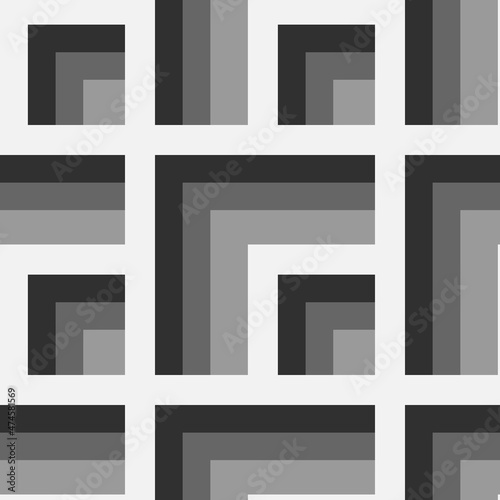 Seamless pattern - needlework - patchwork or patchwork. Design element