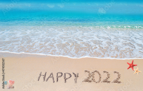 happy 2022 written by the sea