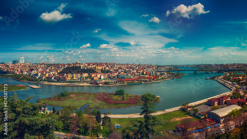 Fotografiet Panoramic view of Istanbul