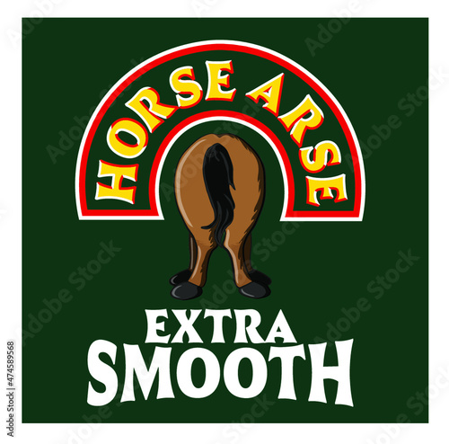 Horse Arse Beer Coaster