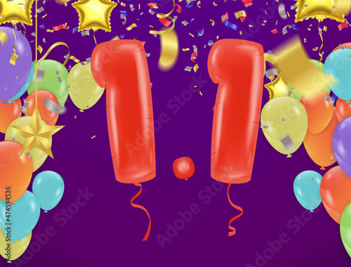 Party balloons 1-1-shopping day. SPECIAL OFFER Supper sale. shopping online