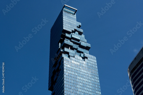 Photography King Power Mahanakhon Building in the Sathon district in downtown Bangkok Thaila