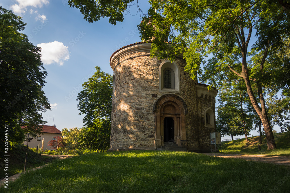 View of Rotunda of St Martin at Vyšehrad - Prague, Czech Republic