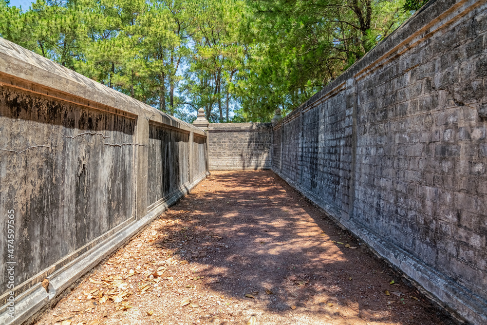 Tu Minh or Thanh Cung tomb, Hue, Vietnam.