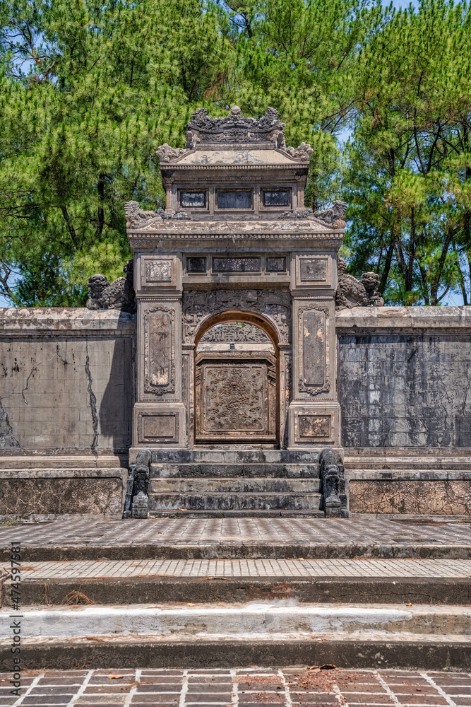 Tu Minh or Thanh Cung tomb, Hue, Vietnam.