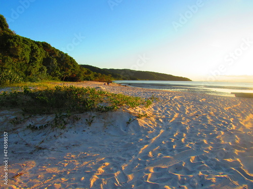 sunset at the beach